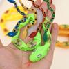 Nostalgic Twistable Plastic Snake Toy - Childhood Classic for Small Shops and Street Stalls
