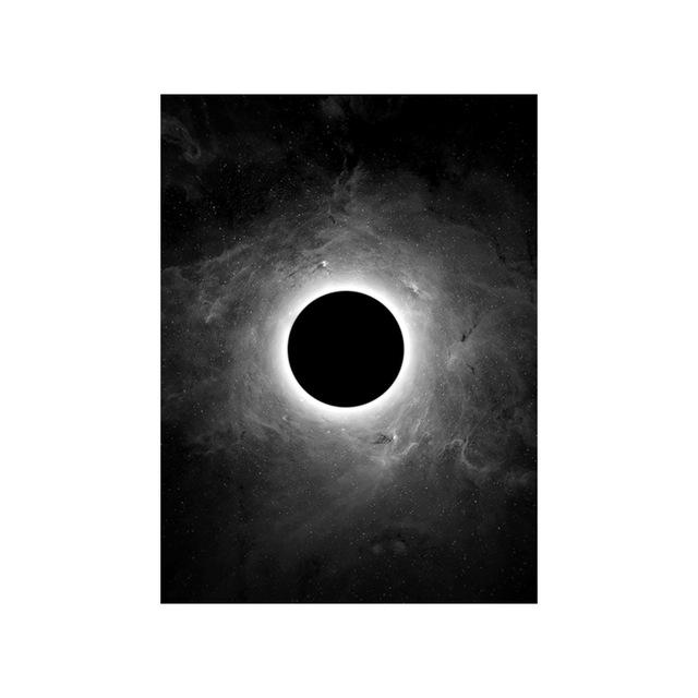 Schwarz-Weiß-Leinwandgemälde mit Astronaut und Mond, Poster und Drucke, Weltraum-Wandkunst, Bilder für die Wohnzimmerdekoration