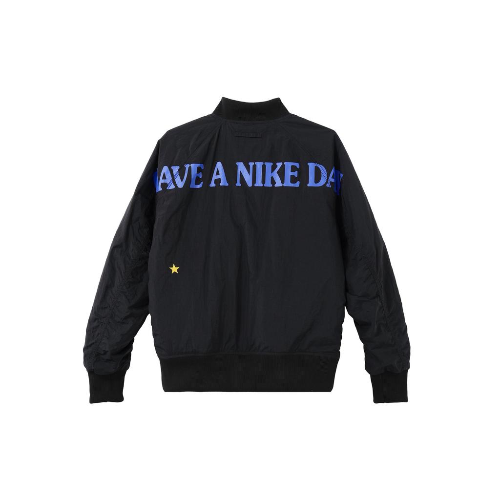 Nike Daisy Print Sports Training Cotton Jacket Men Outerwear Black DM5019-010