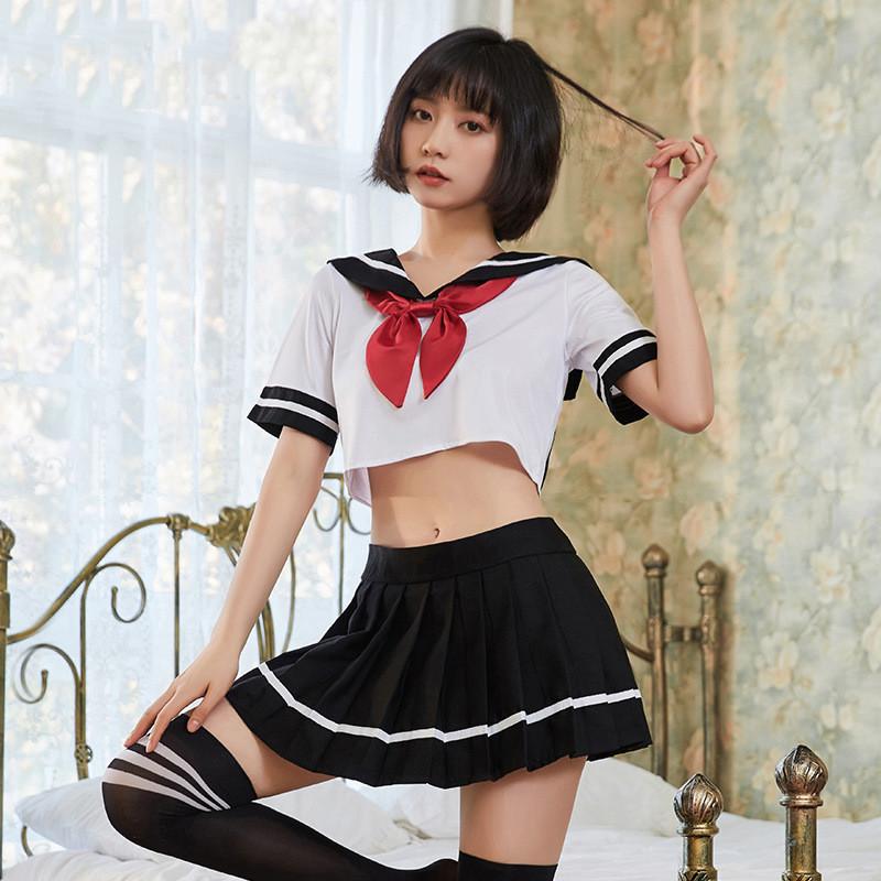 New funny lingerie uniform seduction passion cosplay sailor soft cute bachelor suit