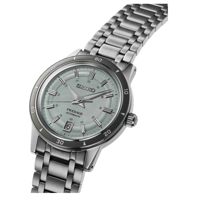Seiko Presage 50m Water Resistant Automatic Mechanical Movement Stainless Steel Strap Watch 39.5mm SRPL71J1
