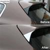 For Kia Sportage 4 2016 2017 2018   ABS Chrome Rear Window Spoiler Side Wing Triangle Cover Trim External Accessories