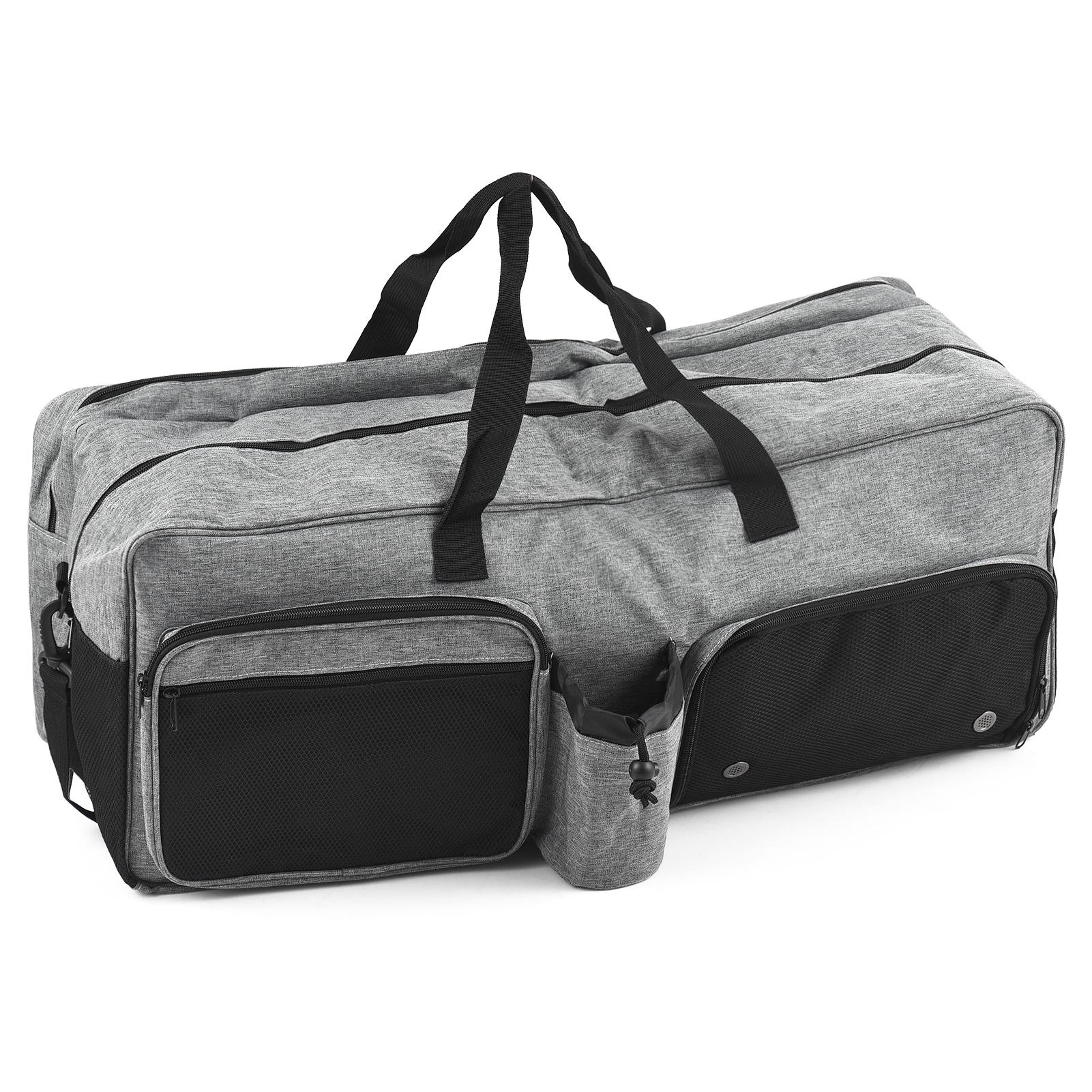 

Сумка для теннисной ракетки, спортивная сумка для тенниса с отдельным вентилируемым отделением для обуви серый