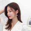 Women's Light Luxury Design Elegant Imitation Pearl Pendant Long Earrings Fashionable And Versatile Niche Design Earrings
