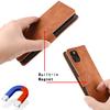 For Samsung Galaxy A42 5G Solid Color Skin Feel Magnetic Buckle Horizontal Flip Calf Texture PU Leather Case with Holder & Card Slots & Wallet(Brown)