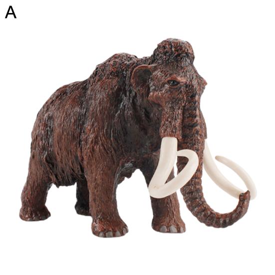 Animal Figurine Simulated Desktop Decoration Mammoth Megalodon Dire Wolf Ancient Animals Model Sculpture Educational Toys for Home