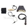 Yibuy 55mm Microphone Equalizer Piezo Pickup for Acoustic Guitar Repair Parts Black Plastic and Metal A-TUR