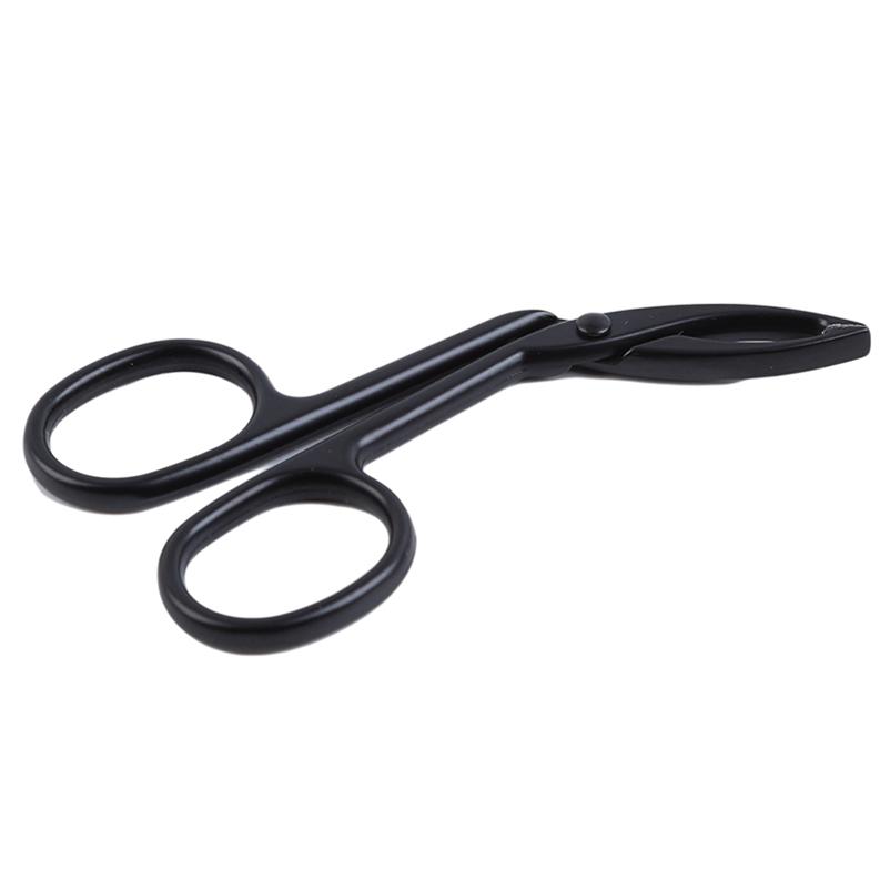 

1 шт., инструмент для удаления волос, ремонта бровей, макияжа Pinzas, прочная машинка для стрижки ресниц чёрный