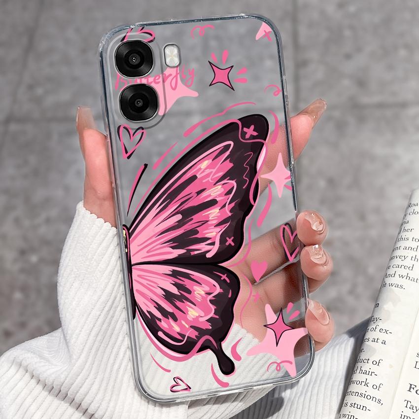 Kompatibilní Pro Oppo A6x A5x A6 Pro A39 K12x Kryt na telefon Roztomilý vzor Malý princ Měkké průhledné silikonové pouzdro s chráničem objektivu Pro Oppo Nárazníkové pouzdro