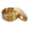 Stainless Steel Shave Bowl for Men Shaving Soap Container Double Layer Heat Retention Lightweight Travel Shaving Cream Dish