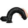 42cm Oversized Big Black Penis Dildo  Sex Toy Anal Plug Fisting Tool Monster Dildo Femdom XXL Realistic Dick Strap On Cock