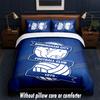 Birmingham City Design Bed Bedding Set 1 Duvet Cover + 2 Pillowcases Soft Breathable Household Bed Linens