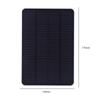 4W/6W Camera Solar Panel IP65 Waterproof Solar Panel Kit 360°Adjustable Wall Mount for Arlo XL Spotlight/Essential Spotlight