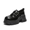 BASTO Women's Platform Oxford Chunky Heel Shoes