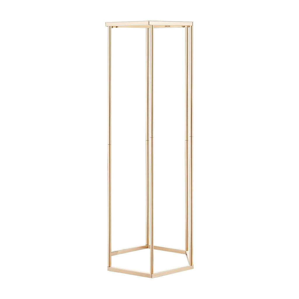 VEVOR Wedding Flower Stand, 10PCS 31.5-inch Column Flower Stand, Floral Stands with Acrylic Laminate, Hexagonal Cubic Floral Display Rack for Wedding