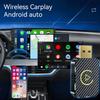 Kabelgebundener und kabelloser Carplay-Adapter, 2-in-1-Carplay, Android Auto, Mini-Box, automatische Verbindung, USB-Plug-and-Play für USB/Typ-C-Dongle