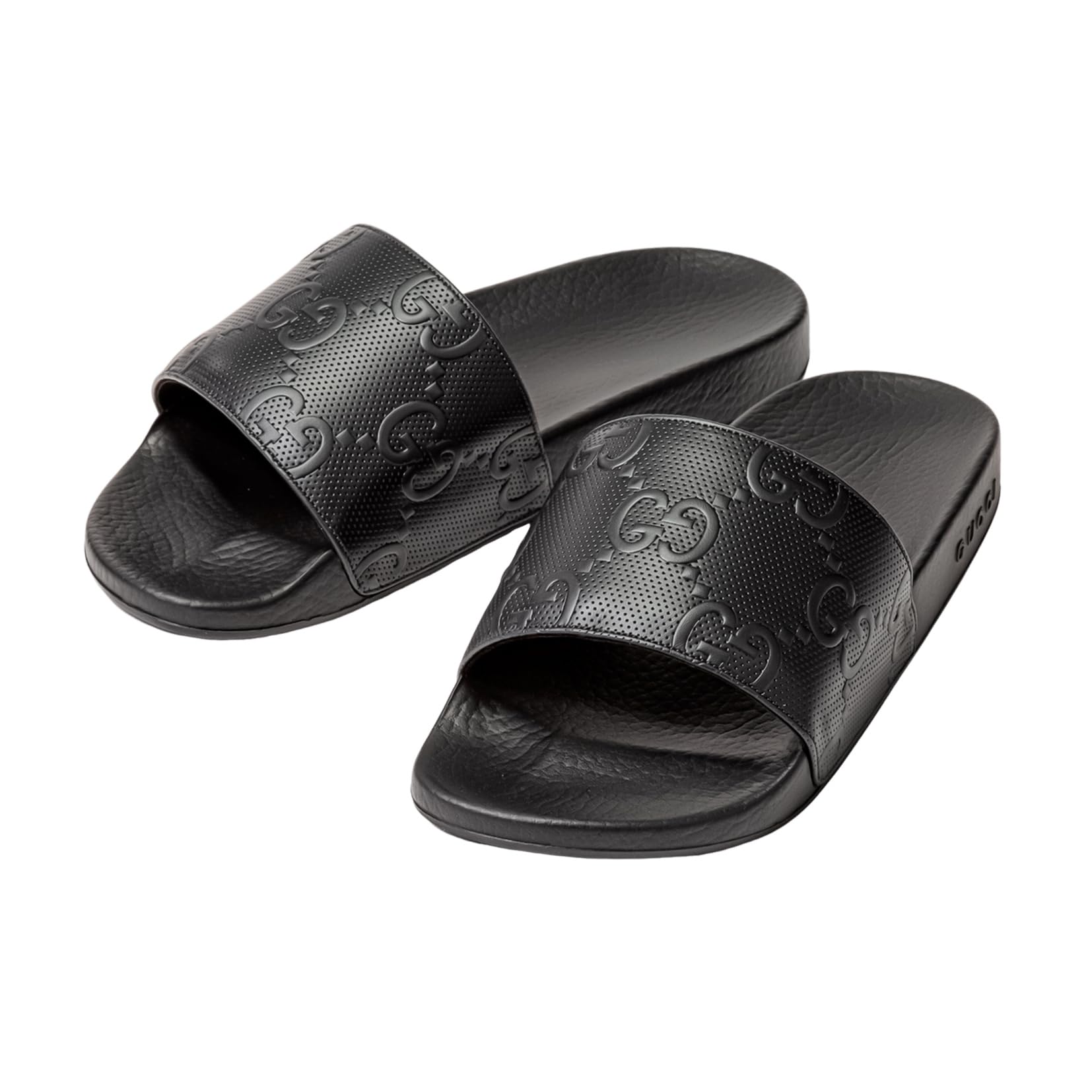 

Gucci GG Sandals 681880 Brand 6 Japanese Size cm Men s UKU00, Black, Size / (approx.) 25.0 [Used] чорний