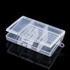 Plastic Jewelry Box 6/10/15/24/28 Compartment Slot Organizer Storage Beads Container  Jewelry Storage Box Rectangle Case