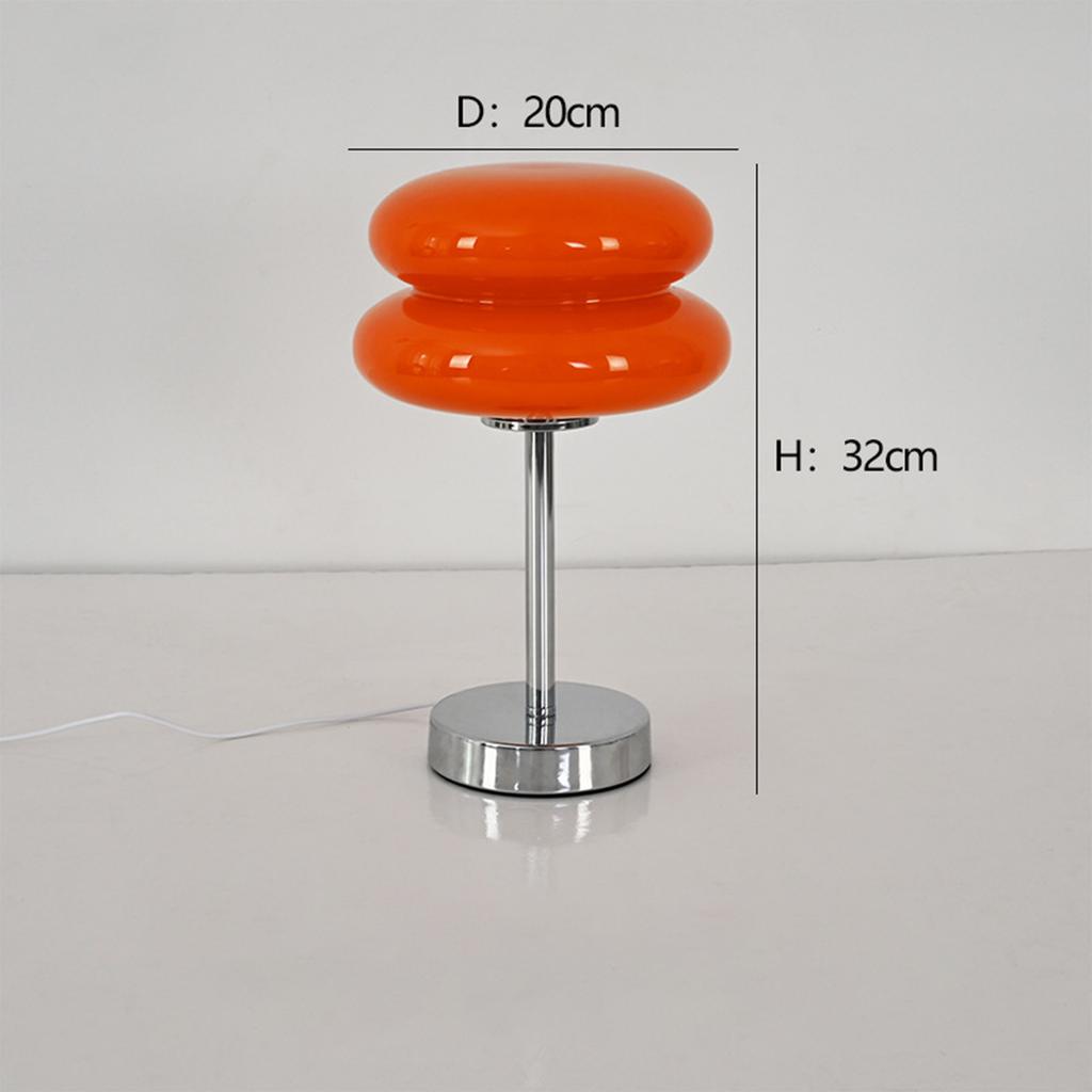 Living room decoration table lamp Bauhaus antique lamp Nordic ins glass table lamp bedroom bedside decoration atmosphere table lamp