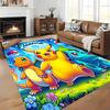 Custom personalization Pokémon Pikachu Area Rug - Perfect For Kitchen, Bathroom,Laundry Room Decor Large Size Available,Gift All Seasons