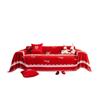 Chenille Red Sofa Cover Four Seasons Universal Full Cover Sofa Blanket Cover Anti-Cat Scratch Wedding Festive Sofa Cover