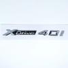 Car Emblem Sticker 3D ABS Glossy Black Silver XDrive 40i 40d 45i 45d 48i 48d For BMW X1 X2 X3 X4 X5 X6 X7 GT