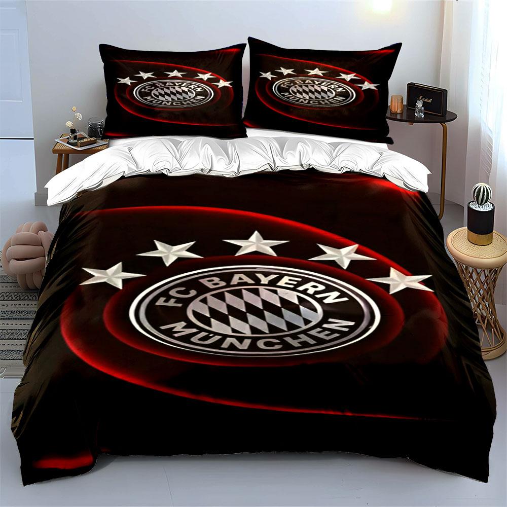 FC Bayern Munich Logo. Bedding Sets Duvet Cover Sets Duvet Covers Pillowcases(1 * Duvet Cover 2 * Pillowcases Without Duvet Insert)