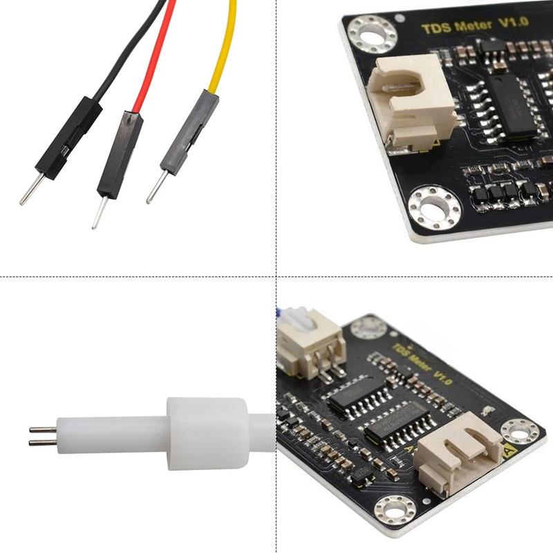 TDS Meter V1.0 Water Quality Sensor Digital Tester for Purity, Filtration,Hydroponics Compatible with Arduino ESP32 Raspberry Pi