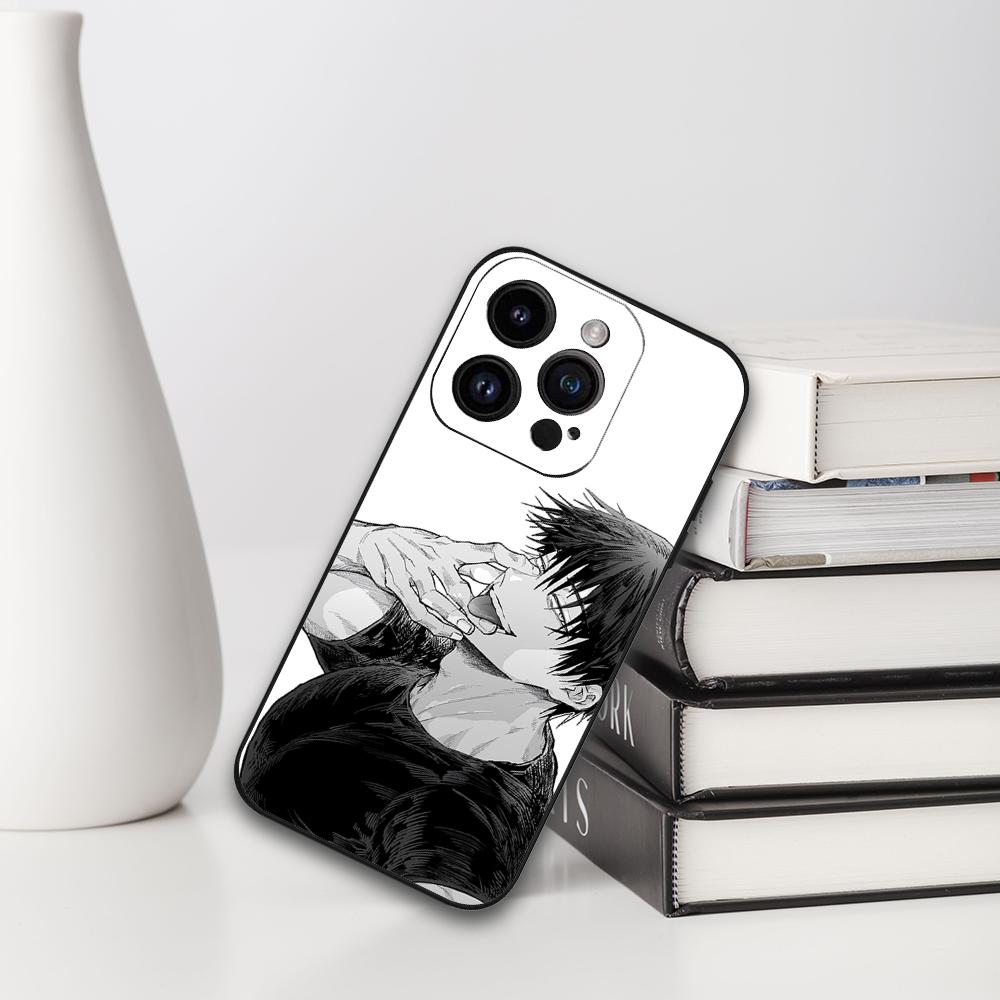 Toji Fushiguro Jujutsu Kaisen Phone Case For Iphone 16 15 11 13 14 Pro Max 7 8 Plus X Xr Xs Max 12mini Black Shell Cover Case