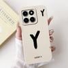 New Fashion Letter Phone Case For Honor X6a Plus HonorX6a Soft Silicone Shockproof Cover For Honor X6a X 6a Plus Cases Bumpers