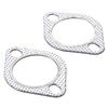 2Pcs 2.5 Inch Exhaust Manifold Gasket  Muffler Exhaust Bolt Nut Gasket Kit  For Car Exhaust