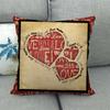 Pillow Case Comfortable Feeling Decorative Dustproof Stylish Love Cushion Cover Happy Valentine's Day Decoration for Bedroom