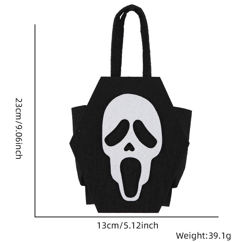 Crazy Party New Halloween Felt Candy Bag Devil Wind Flag Style 3d Bat Tote Bag