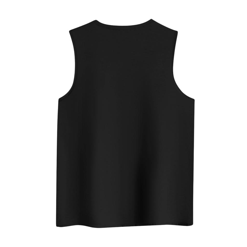 Women's Solid Color Padded Summer Vest With Shoulder Slim Fit Bottoming Sleeveless Vest
