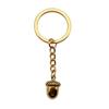 Merry Christmas Keychain Letter Charm Holiday Key Holder 28mm Ring