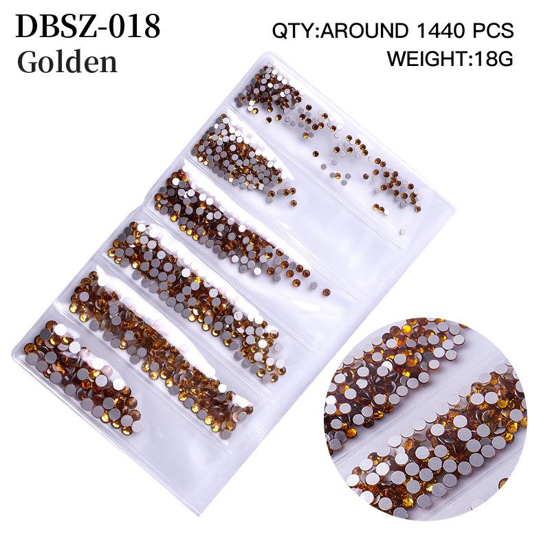 Long Bag Nail Art Jewelry Glass Flat Bottom Diamond Nail Art Diamond Nail Art Jewelry Mixed