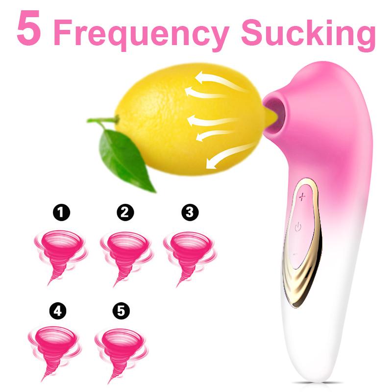 Powerful Nipple Clit Sucker Vagina Sucking Vibrator for Women Clitoris Vacuum Stimulator Female Masturbator Sex Toy for Adults