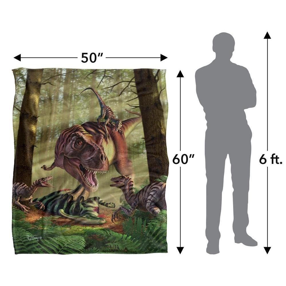 JQ Licensing Jlo Silky T-Rex Supersoft Blanket