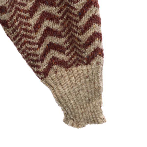 Dunhill 80s vintage Overall handle Long sleeve V-neck wool sweater L knit Men's Used