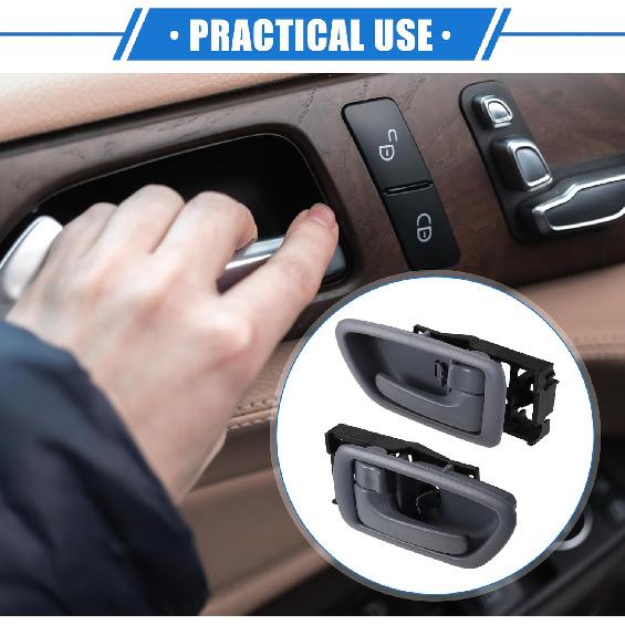 2 Pcs Automotive Interior Door Handle Compatible for Toyota Tundra DLX, Limited, SR5|6 Cyl 3.4L, 6 Cyl 4.0L, 8 Cyl 4.7L 2004-2006