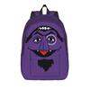 Cookies Anime Monsters  Fashion Backpack Lightweight High School Hiking Travel Sesames Streets Daypack Laptop Shoulder Bag