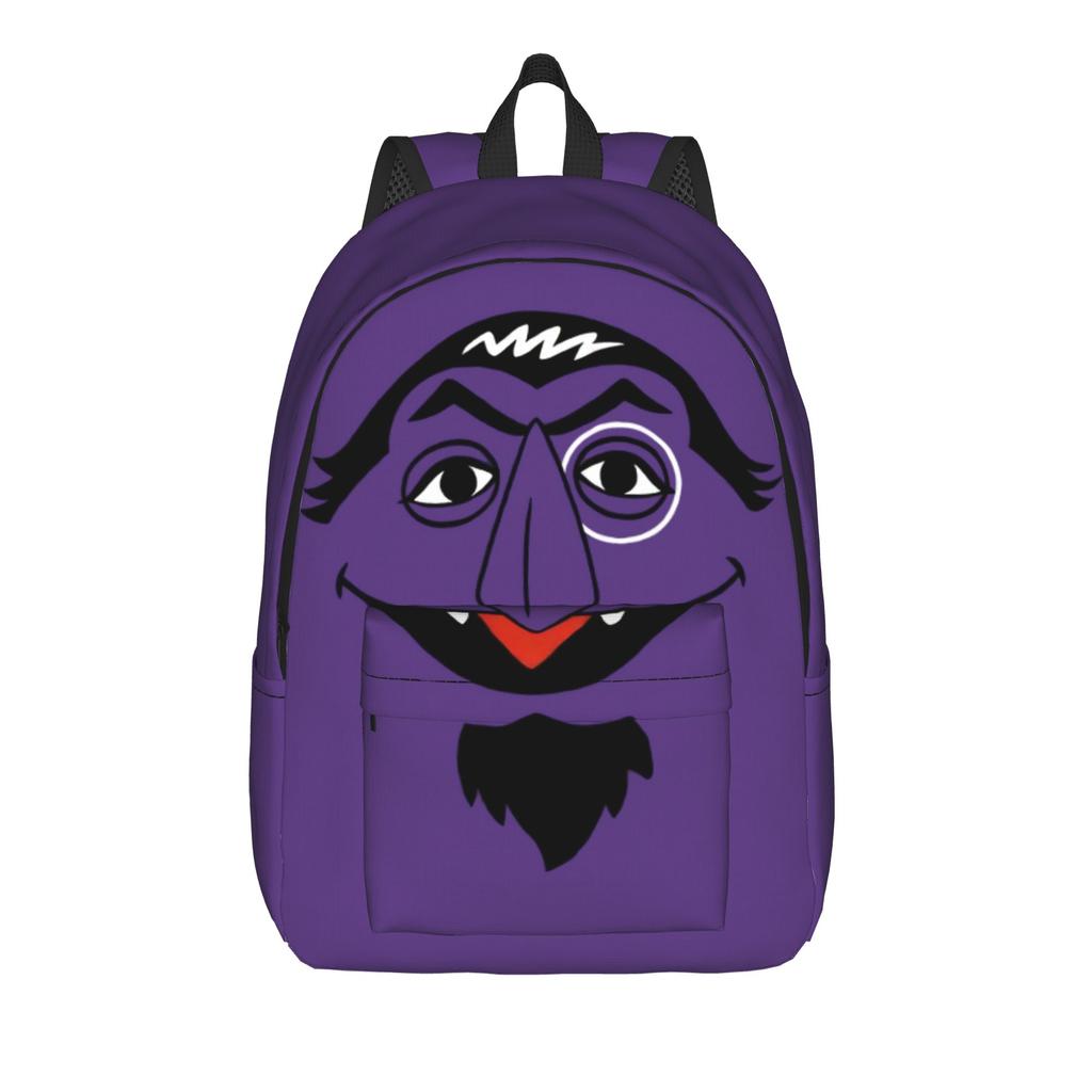 Cookies Anime Monsters Fashion Backpack Lightweight High School Hiking Travel Sesames Streets Daypack Laptop Shoulder Bag