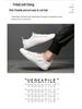 Men's Genuine Leather Low-Top White Sneakers - Breathable Casual Spring/Summer Shoes