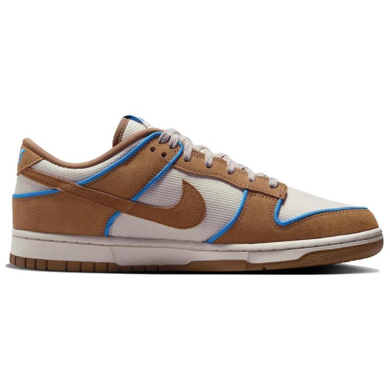 Nike Dunk Low Retro Premium Light British Tan Skate Shoes Sneakers FN5825-100