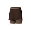 Salomon Pl Rn Short 2 In 1 Comfortable Versatile Running Shorts Men shorts Java-Gray LC3080200