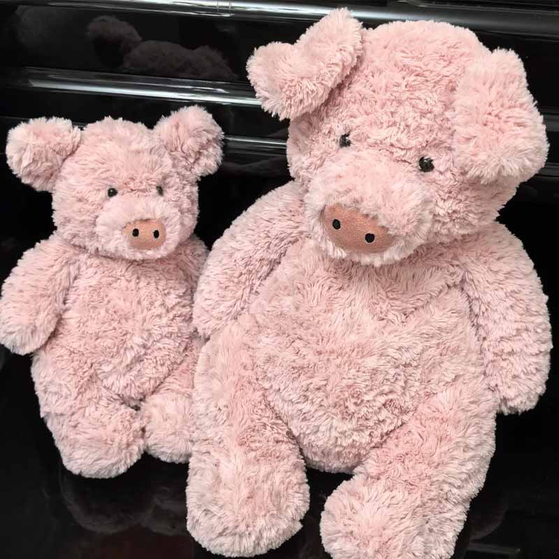 35-60cm Jc Cute Pink Barnabus Pig Plush Toy Home Furnishings Sofa Ornament Can Carry Travel Companion Doll Peripheral Fun Gift