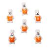 Lovely Ceramic Button Cartoon Ceramic Beads Cartoon Rabbit Puppy Button Beads DIY Jewelry Beads DIY Clothing Beads 1pc