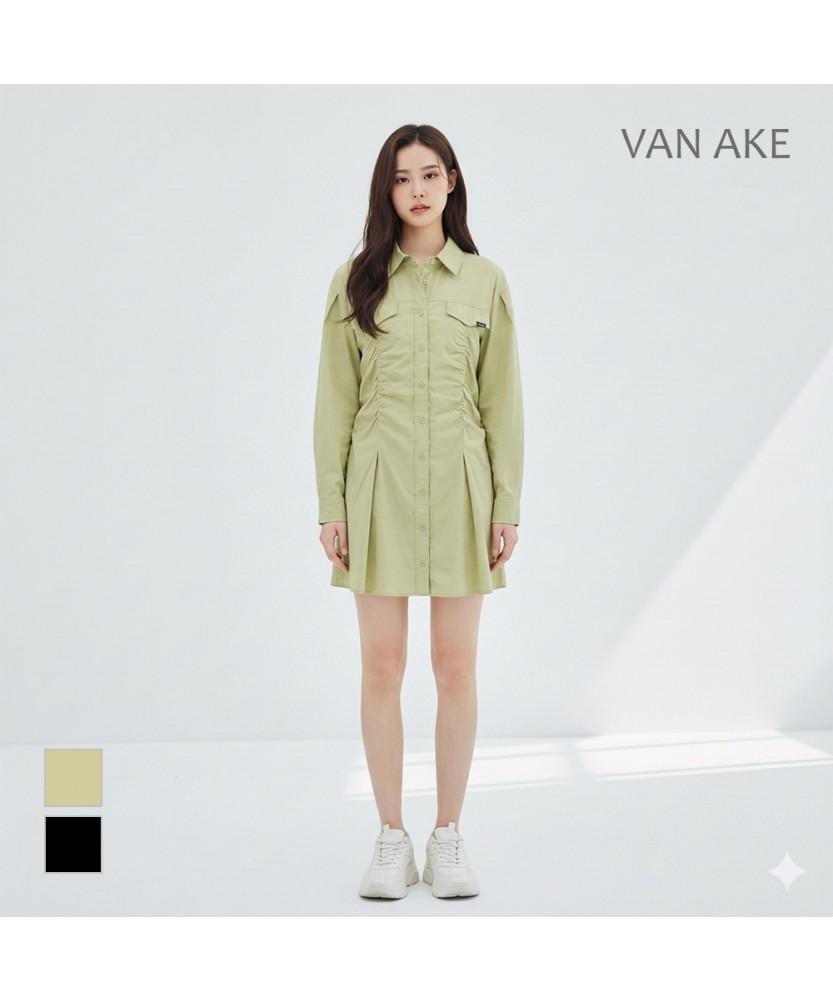 VANAKE Shirred Collar Dress_Vb34Opud04Z
