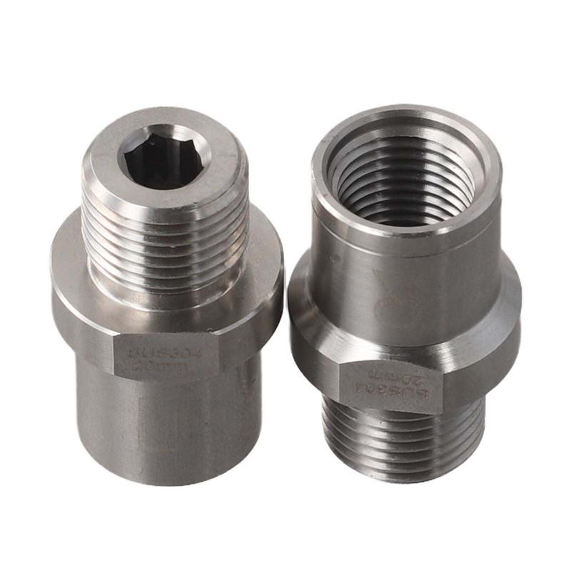 Bike Pedal Adapters Stainless Steel Pedal Adapter Fit 1/2 Inch Pedals And 9/16 Inch Cranks Cycling Accessories