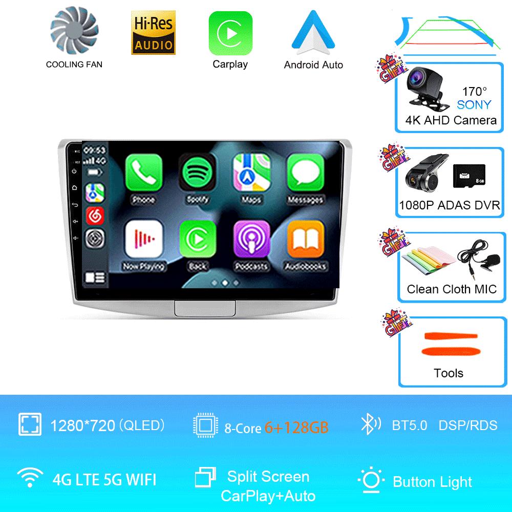 Car Radio Android 14 For Volkswagen VW Passat B6 B7 B8 CC Magotan 2011 - 2015 Multimedia Video Player Navigation GPS Head Unit